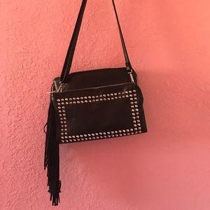 MMS Studded Fringe Purse